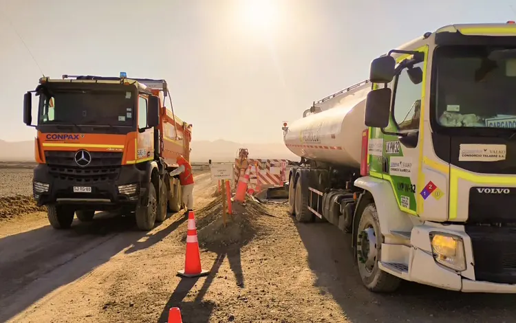 Camion de Geodiesel en Faena